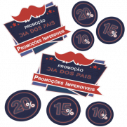 Adesivo para Vitrine Dia dos Pais