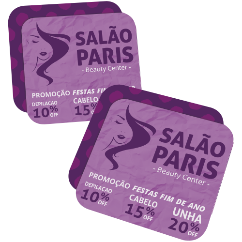 Kit 2 Adesivo Vitrine Cantos Arredondados 59,6x56,3cm