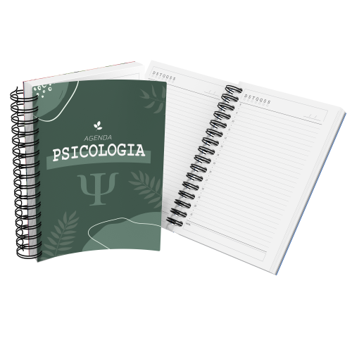 Agenda Dois Dias por Página com Capa Maleável