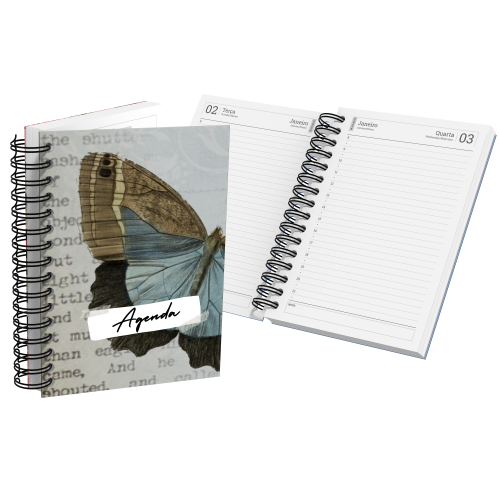 Agenda Diária com Capa Dura
