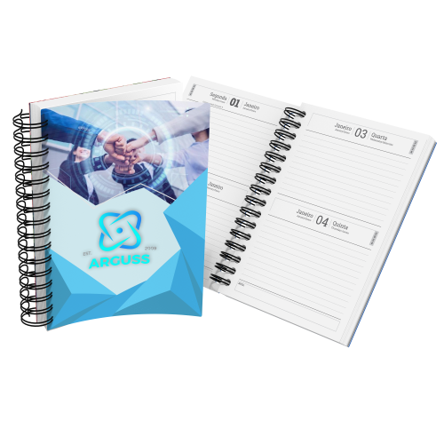 Agenda Diária com Capa Maleável