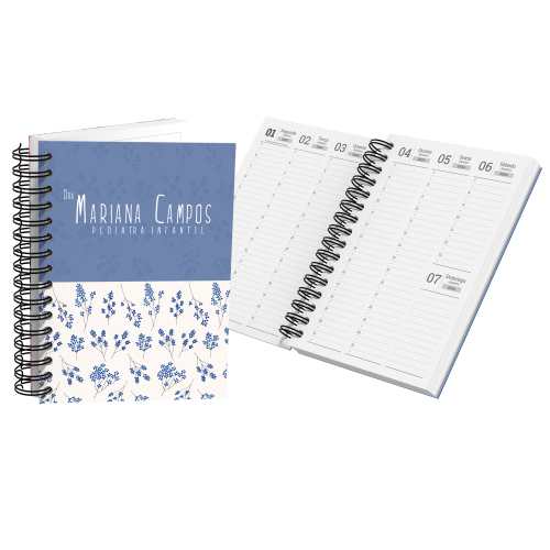 Agenda Semanal com Capa Dura