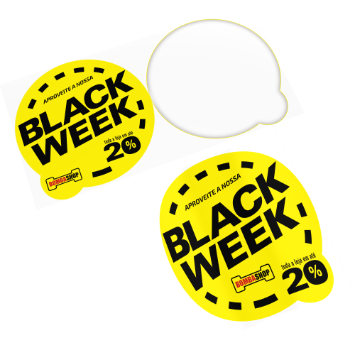 kit 2 Adesivos Círculos 59,6x60cm