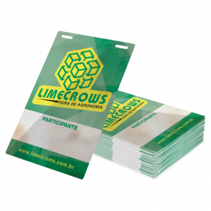 Credencial Papel Dois Furos para Presilha