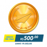 Crédito Pré-Pago R$ 500,00