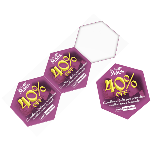 Kit 3 Adesivos Dia das Mães 39,5x46,1cm