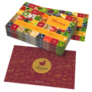 Jogo Americano ou Papel Bandeja personalizado com impressão em 24h