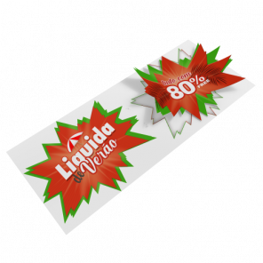 Kit 2 Adesivos Splash 58x48,5cm