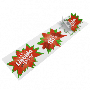 Kit 3 Adesivos Splash 38,6x32,3cm