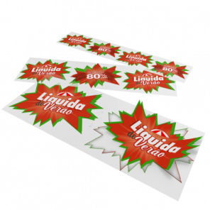 Adesivo para Vitrine Splash