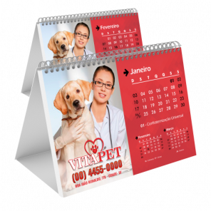 Calendário de Mesa com Wire-O