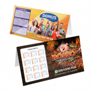 Calendário de Mesa PVC